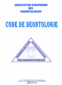 Le code de d�ontologie de l'Association Europ�enne des Magn�tologues